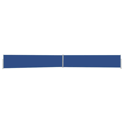 Tenda Laterale Retrattile per Patio 140x1200 cm Blu - homemem39