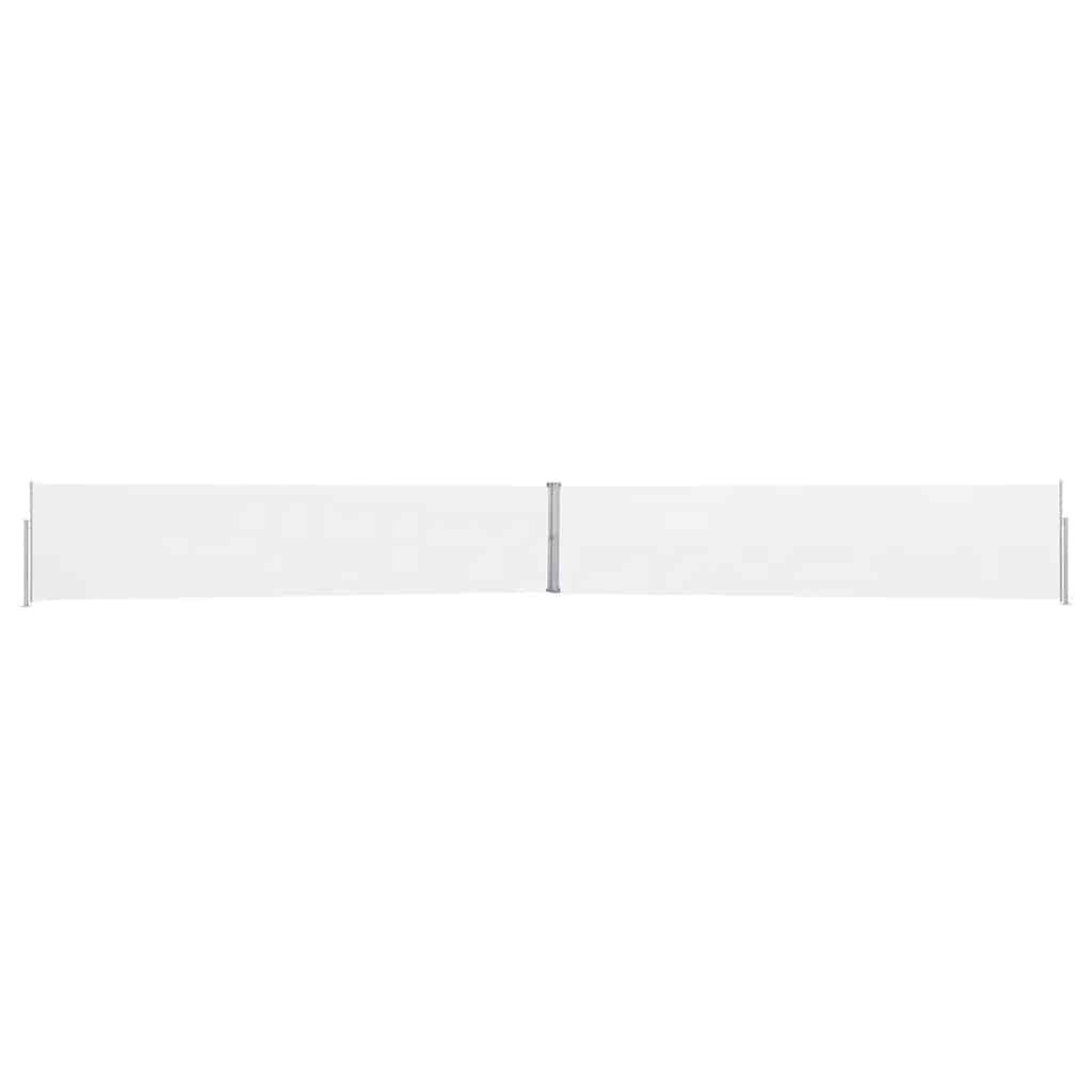 Tenda Laterale Retrattile per Patio 170x1200 cm Crema - homemem39