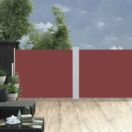 Tenda Laterale Retrattile per Patio 170x1200 cm Marrone - homemem39