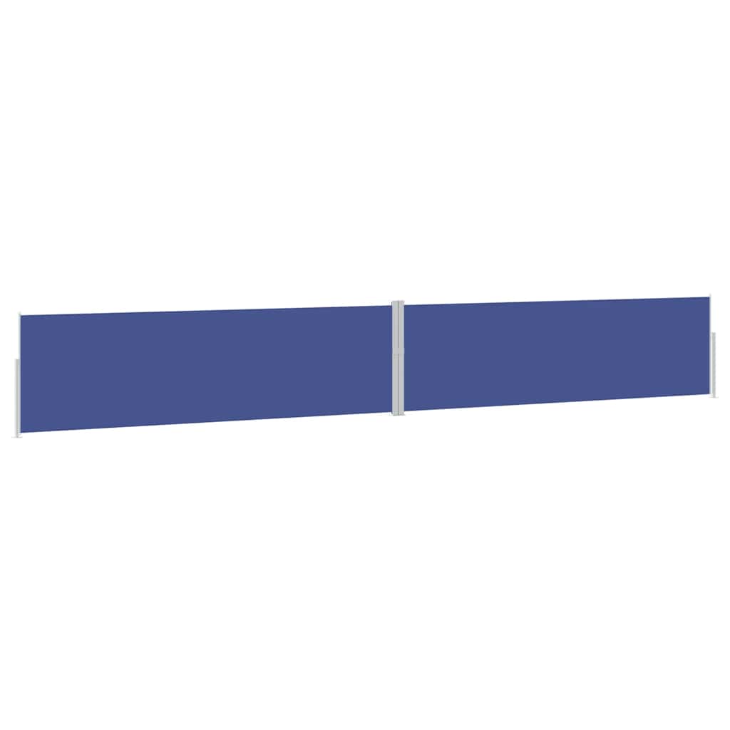 Tenda Laterale Retrattile per Patio 170x1200 cm Blu | homemem39