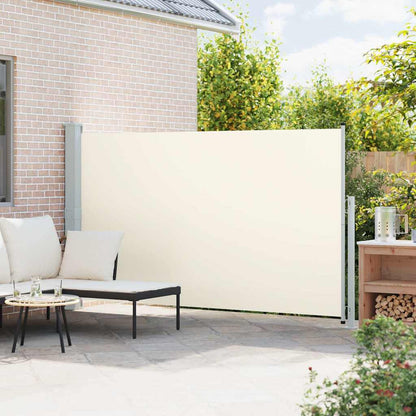 Tenda Laterale Retrattile per Patio 180x300 cm Crema | homemem39