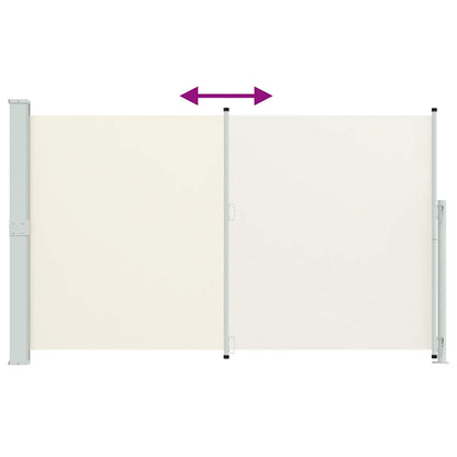 Tenda Laterale Retrattile per Patio 180x300 cm Crema | homemem39