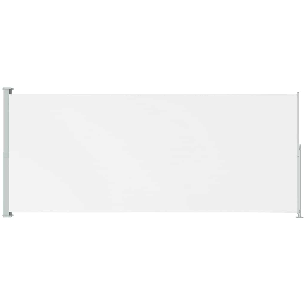 Tenda Laterale Retrattile per Patio 180x500 cm Crema - homemem39