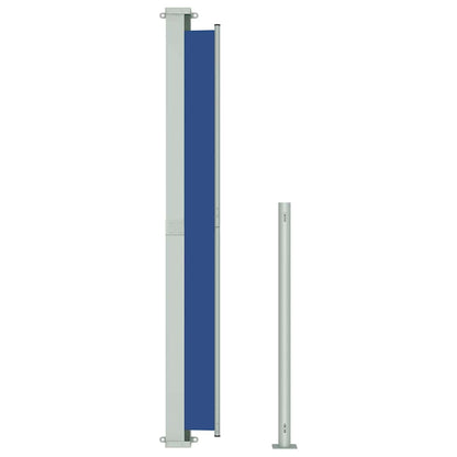 Tenda Laterale Retrattile per Patio 180x500 cm Blu - homemem39