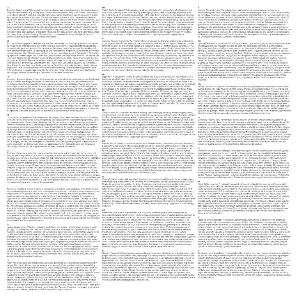 Tenda Laterale Retrattile per Patio 180x500 cm Blu