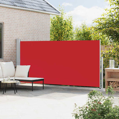 Ausziehbare Seitenmarkise für Terrasse, 180 x 500 cm, Rot