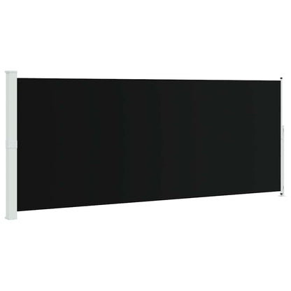 Tenda Laterale Retrattile per Patio 200x500 cm Nera | homemem39
