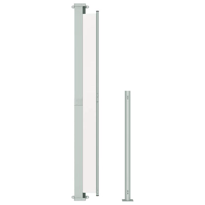 Tenda Laterale Retrattile per Patio 200x500 cm Crema - homemem39