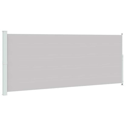 Tenda Laterale Retrattile per Patio 200x500 cm Grigia | homemem39