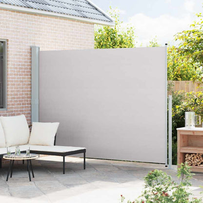 Tenda Laterale Retrattile per Patio 220x300 cm Grigia | homemem39