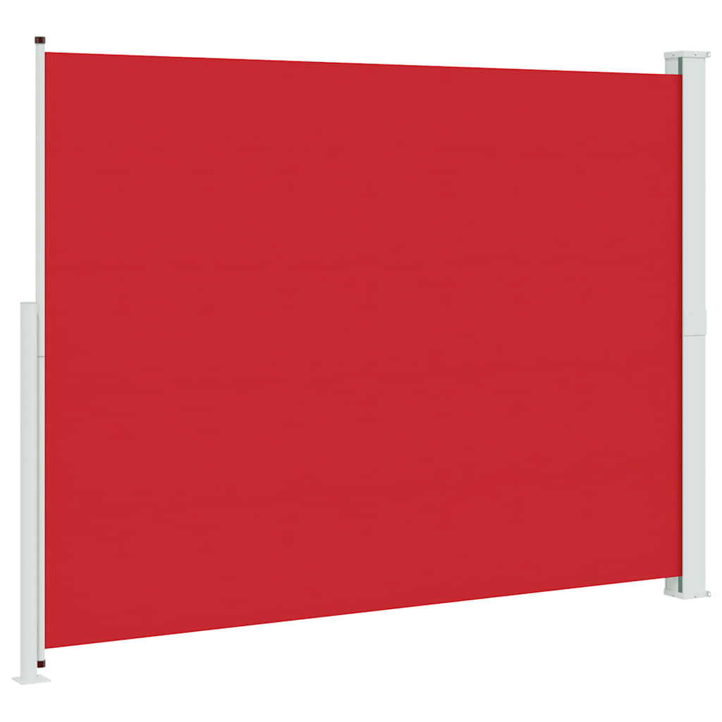 Tenda Laterale Retrattile per Patio 220x300 cm Rossa | homemem39