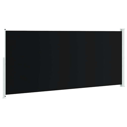 Tenda Laterale Retrattile per Patio 220x500 cm Nera | homemem39
