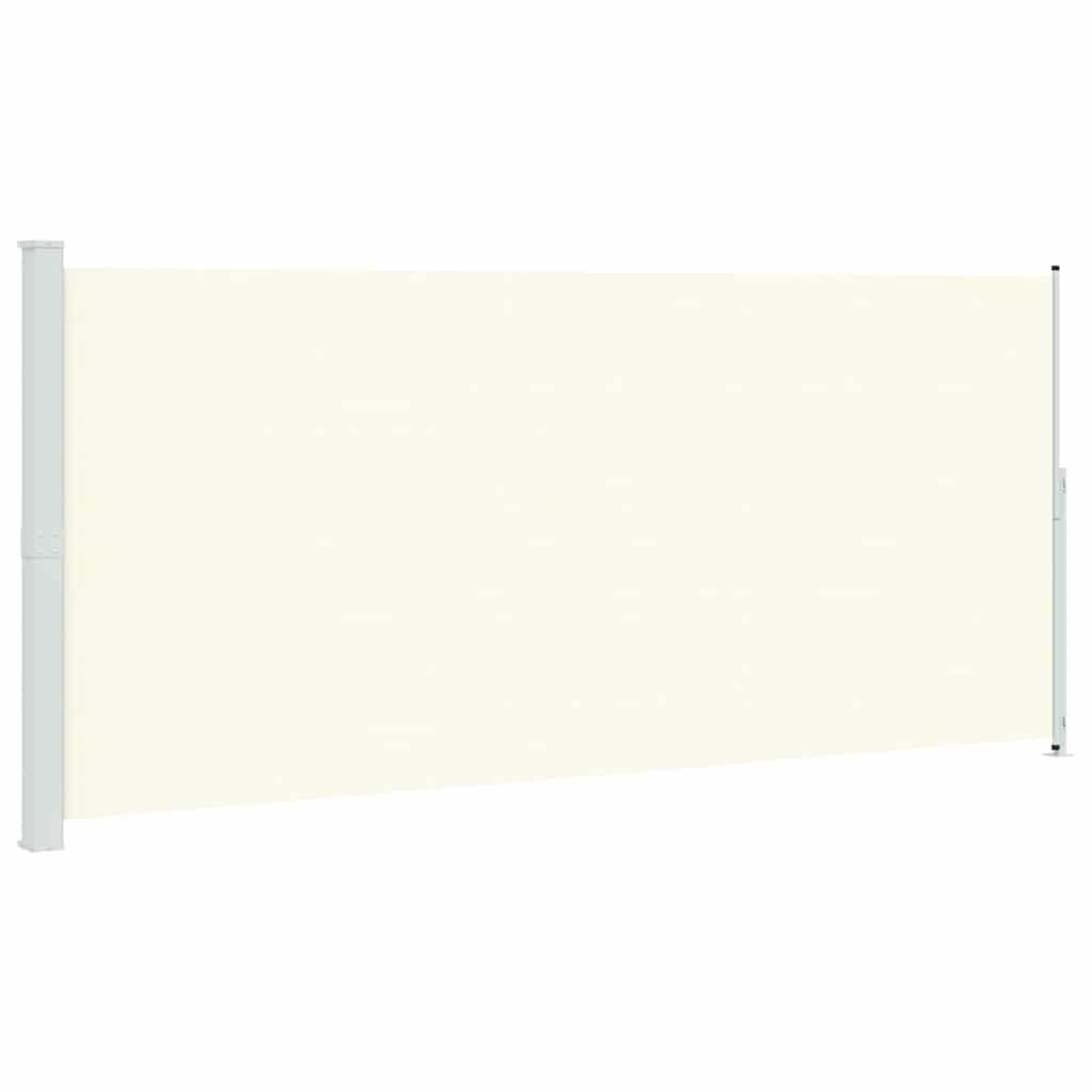Tenda Laterale Retrattile per Patio 220x500 cm Crema | homemem39