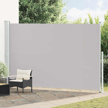 Tenda Laterale Retrattile per Patio 220x500 cm Grigia | homemem39