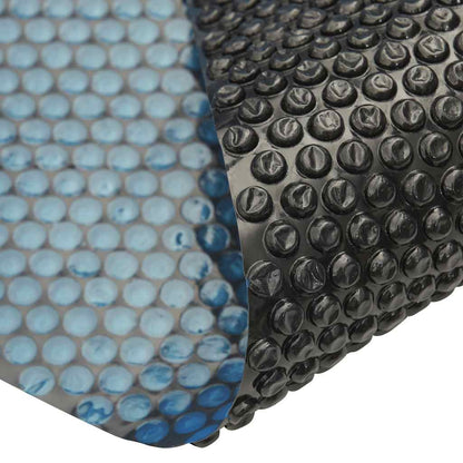 Pellicola Galleggiante Solare PE Piscina 800x500 cm Nero e Blu | homemem39