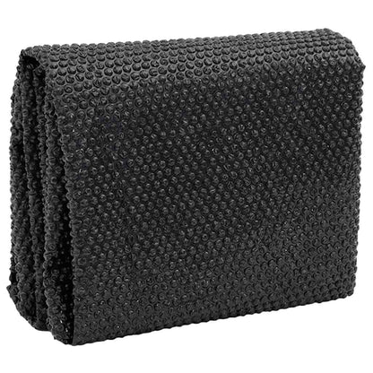 Pellicola Galleggiante Solare PE Piscina 300x200 cm Nero e Blu