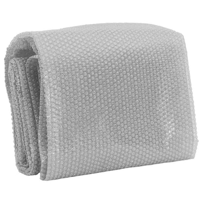 Pellicola Galleggiante Solare PE Piscina 527 cm Grigia | homemem39