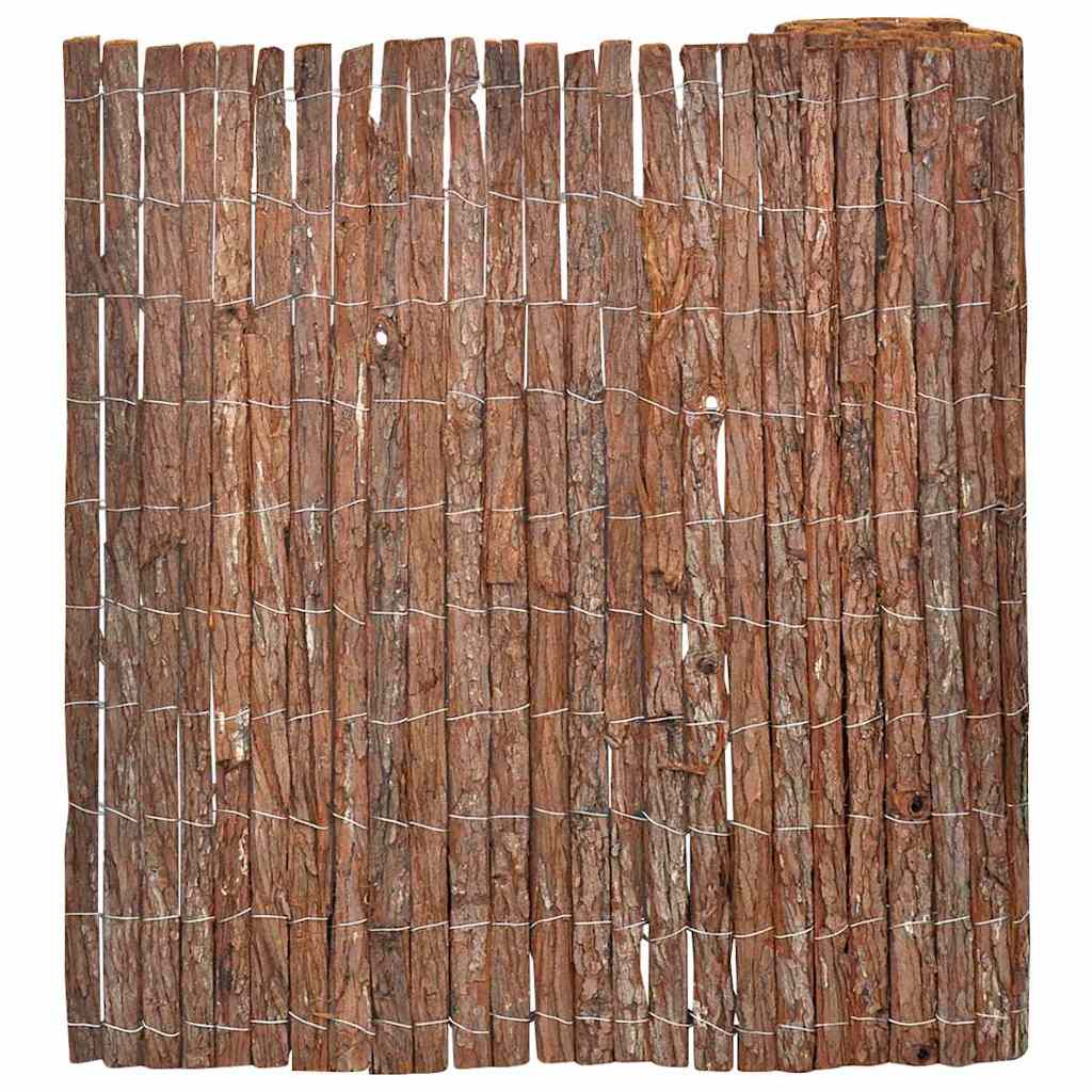 Recinzione in corteccia Marrone 100 x 600 cm Corteccia | homemem39