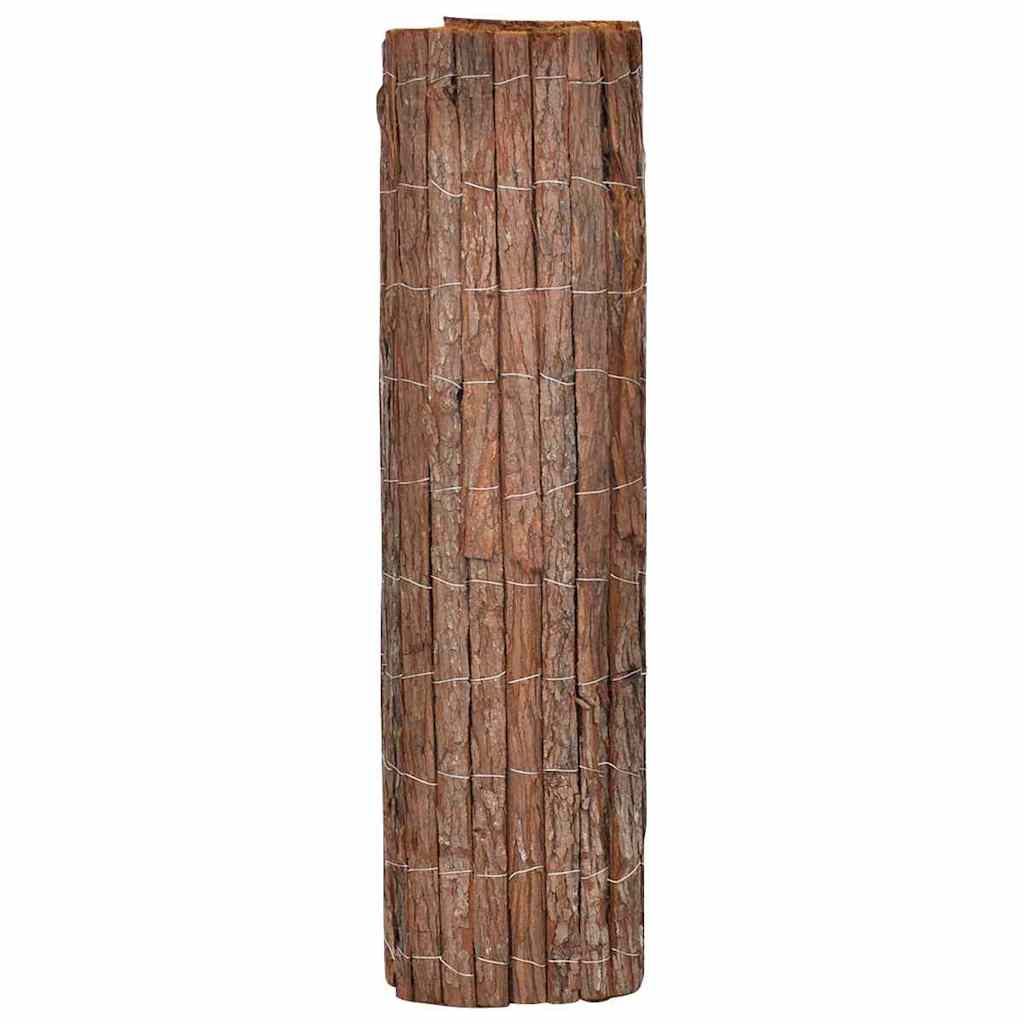 Recinzione in corteccia Marrone 100 x 600 cm Corteccia | homemem39