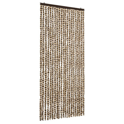 Zanzariera Beige e Marrone 90x220 cm Ciniglia - homemem39