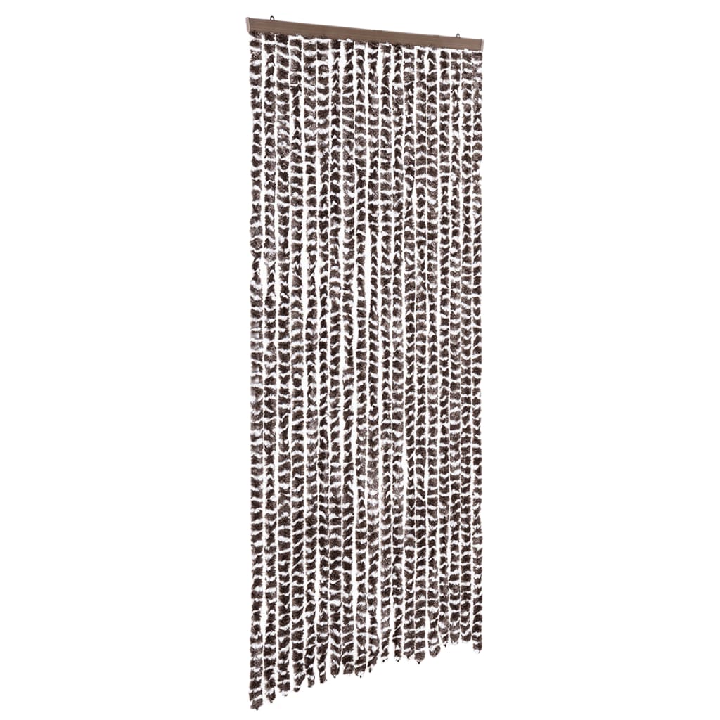 Zanzariera Marrone e Bianco 56x185 cm Ciniglia - homemem39