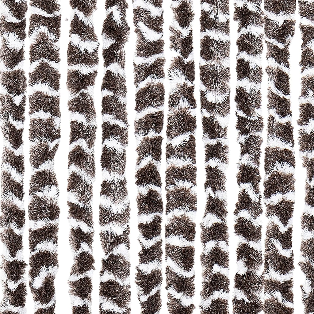 Zanzariera Marrone e Bianco 56x185 cm Ciniglia - homemem39