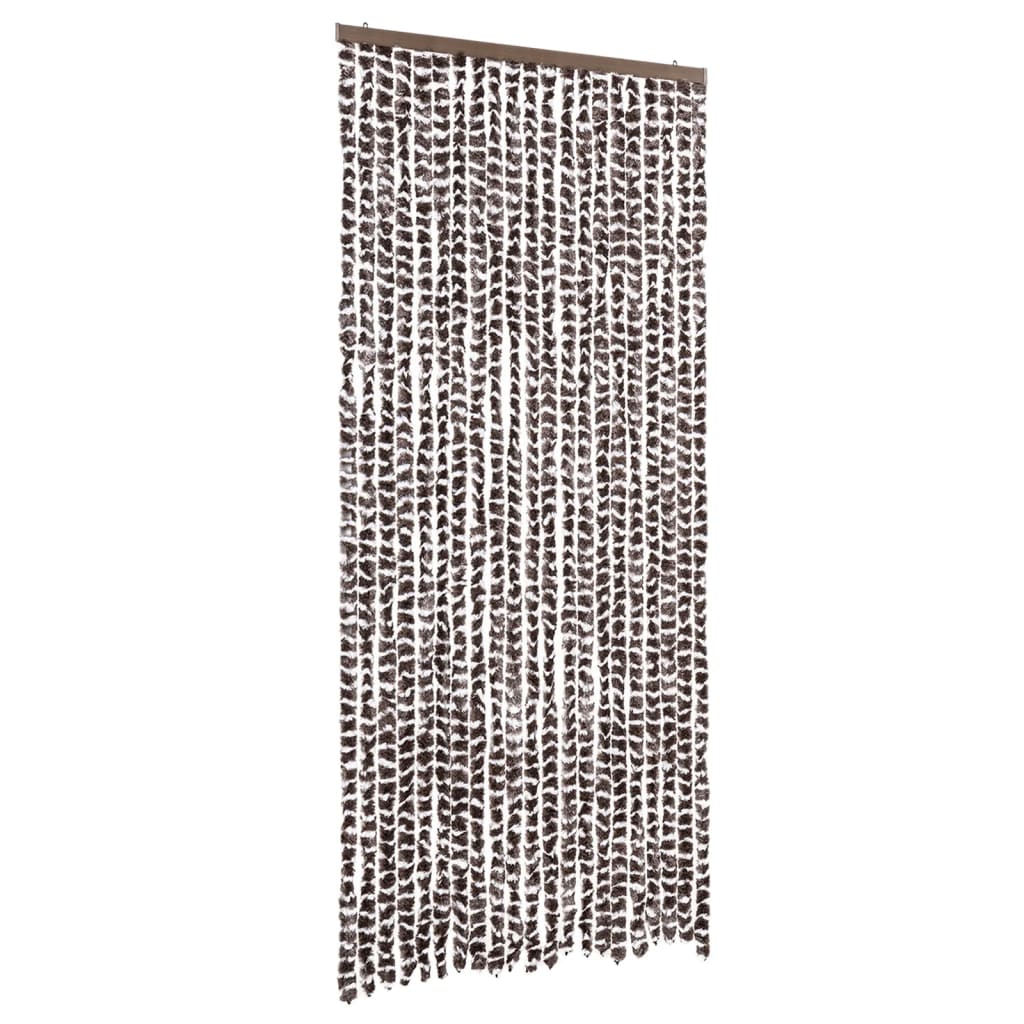 Zanzariera Marrone e Bianca 90x220 cm Ciniglia - homemem39