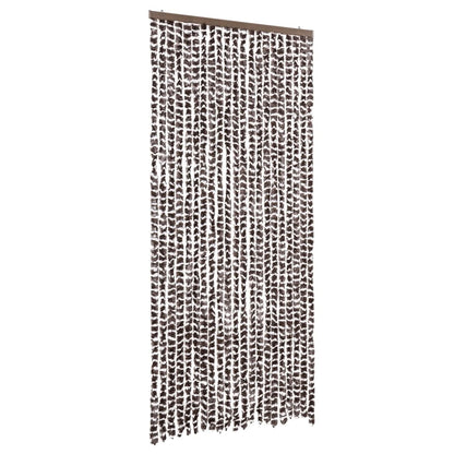Zanzariera Marrone e Bianca 90x220 cm Ciniglia - homemem39