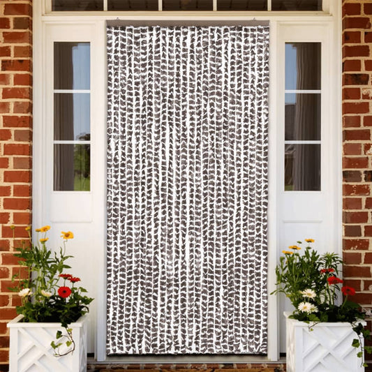 Zanzariera Grigio Talpa e Bianco 100x220 cm Ciniglia - homemem39