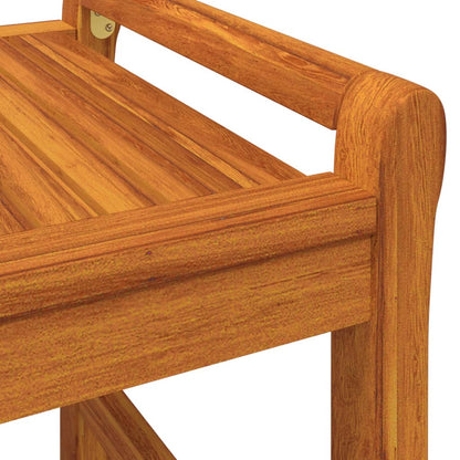 Tavolino da Salotto 100x50x50 cm in Legno Massello di Acacia | homemem39