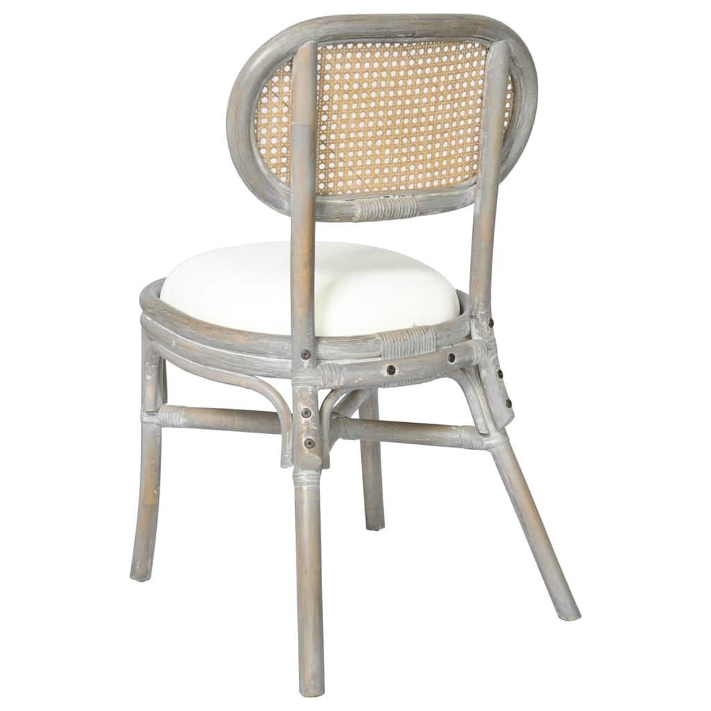 Sedie per Sala da Pranzo 2 pz Grigie in Tela | homemem39