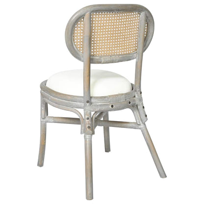 Sedie per Sala da Pranzo 2 pz Grigie in Tela - homemem39