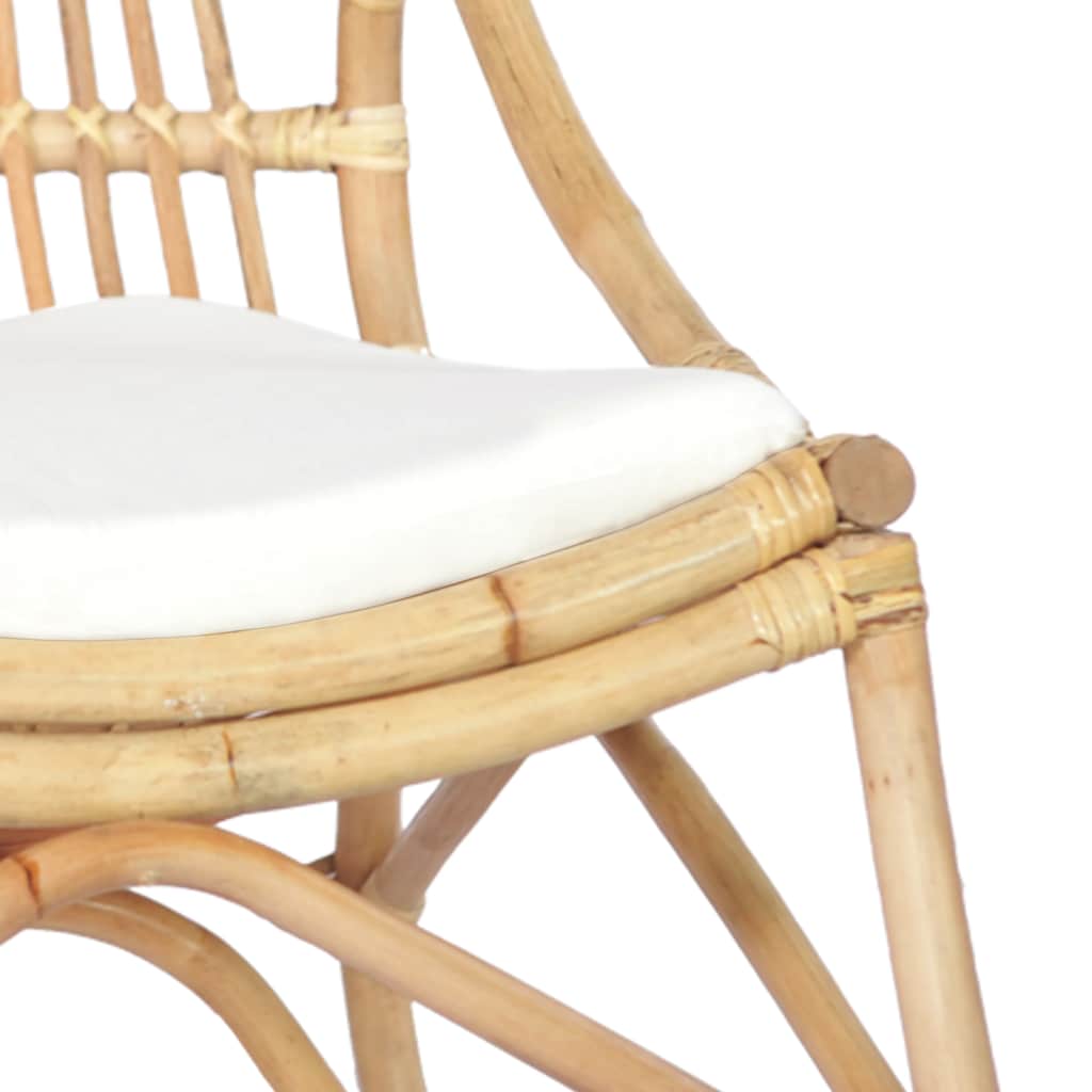 Sedia in Rattan e Lino - homemem39