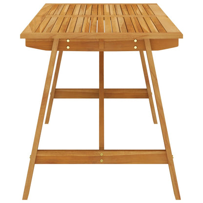Garden Table 140x70x73.5 cm in Solid Acacia