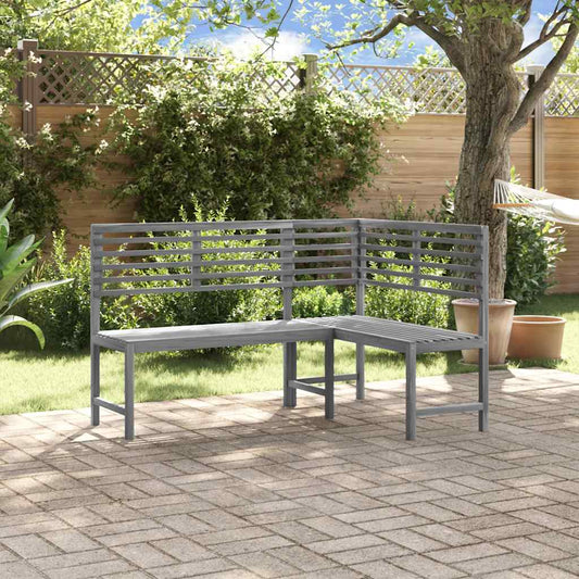 Panca da Giardino ad Angolo 140 cm Legno Massello Acacia | homemem39