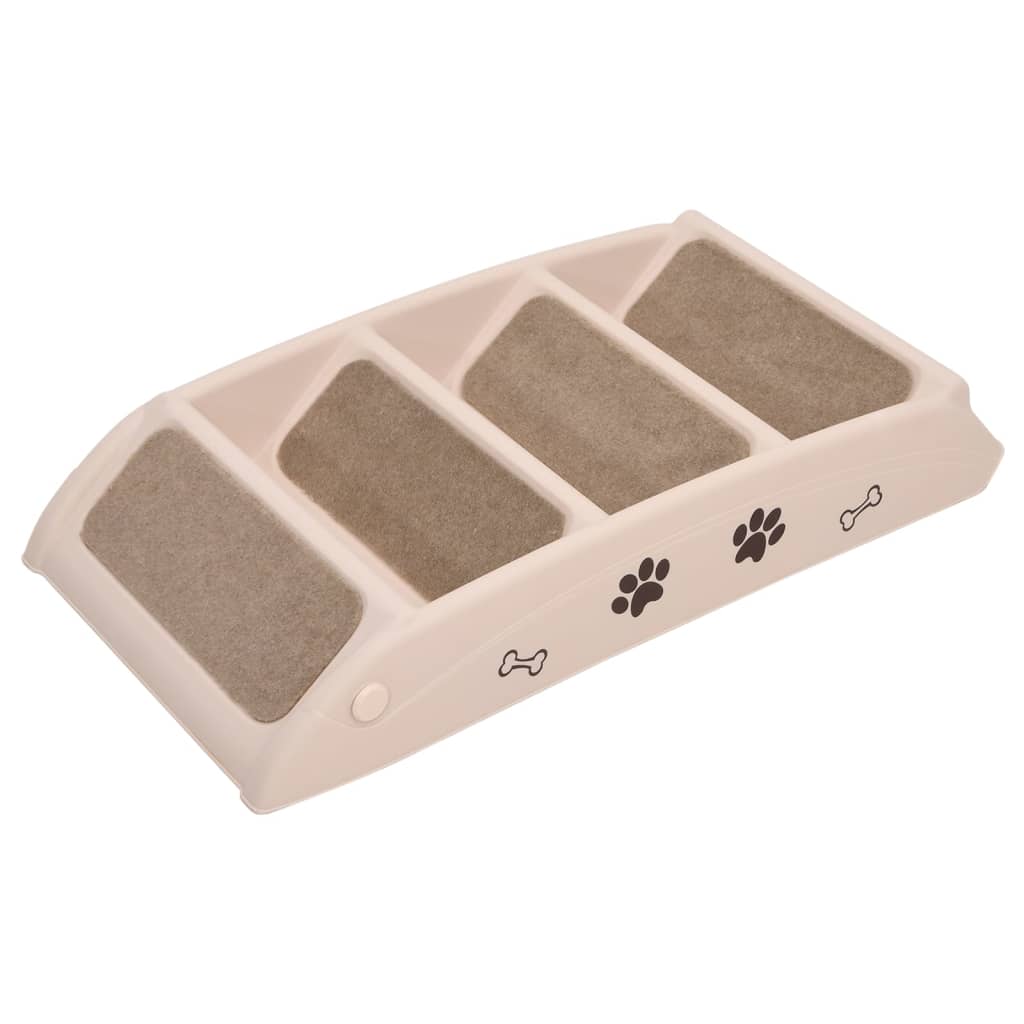 Scala Pieghevole per Cani Crema 62x40x49,5 cm - homemem39