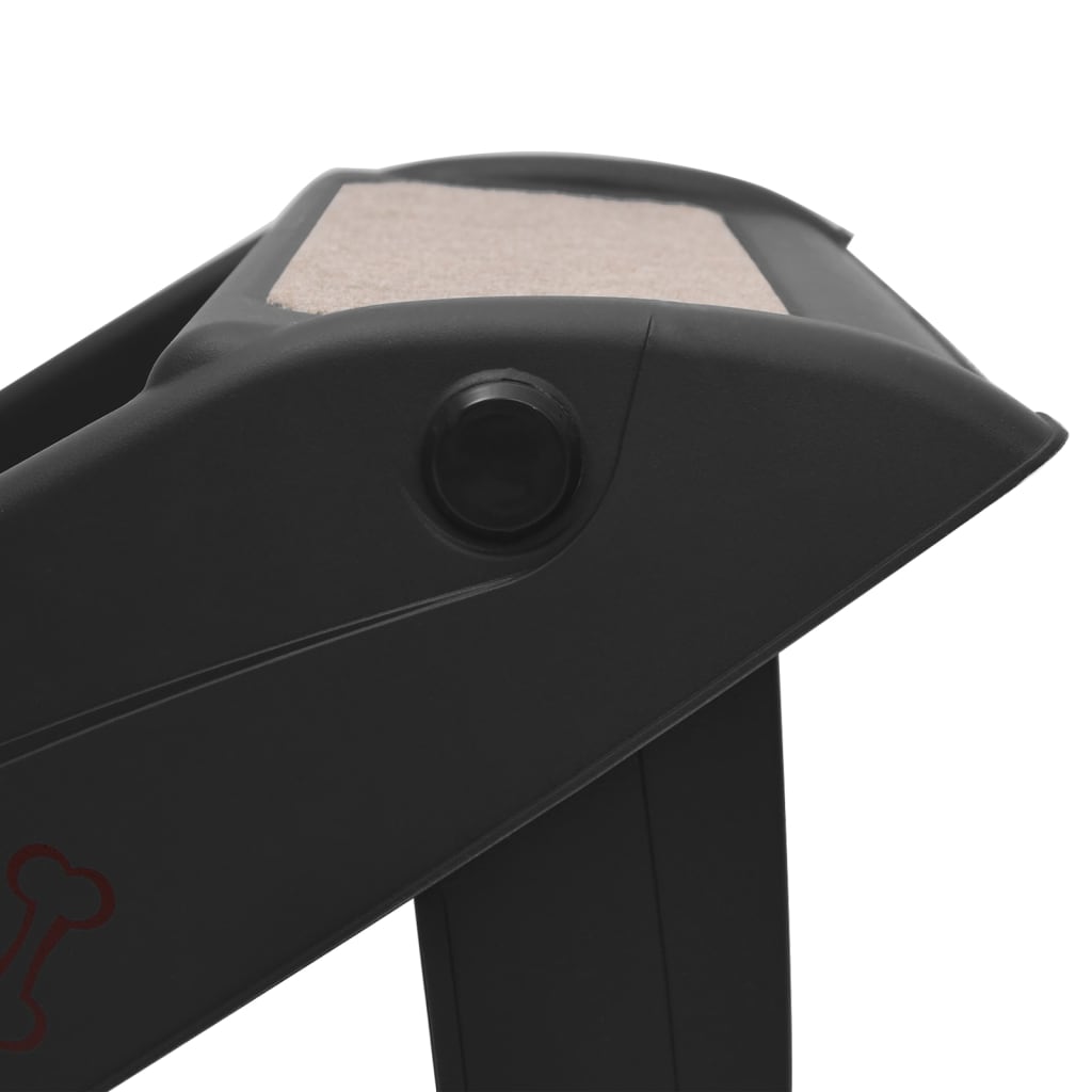 Scala Pieghevole per Cani Nera 62x40x49,5 cm - homemem39