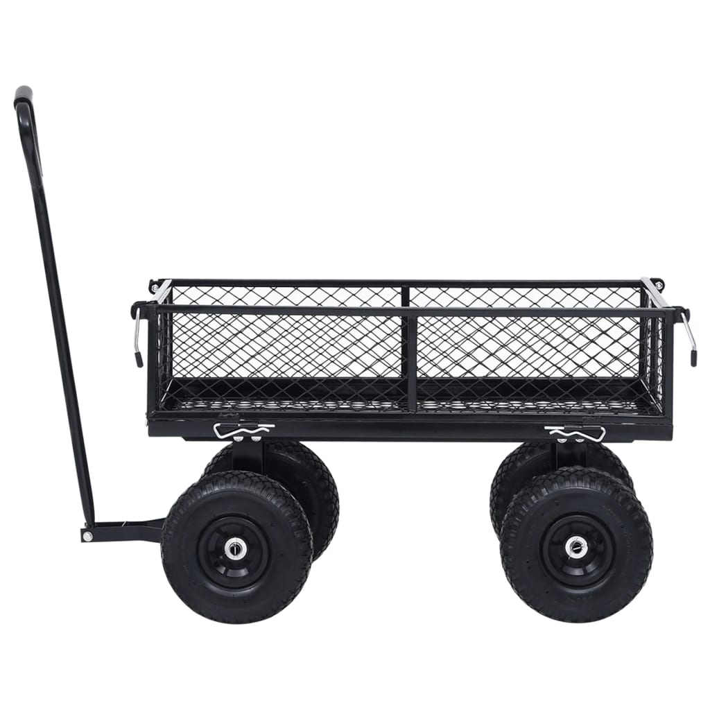Carrello a Mano da Giardino Nero 250 kg - homemem39