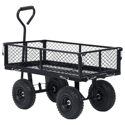 Carrello a Mano da Giardino Nero 250 kg - homemem39
