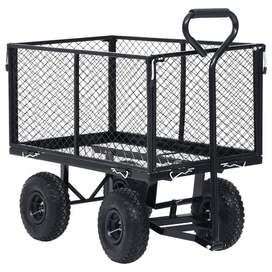 Carrello a Mano da Giardino Nero 350 kg - homemem39
