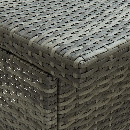Set da Bar 3 pz in Polyrattan Grigio - homemem39