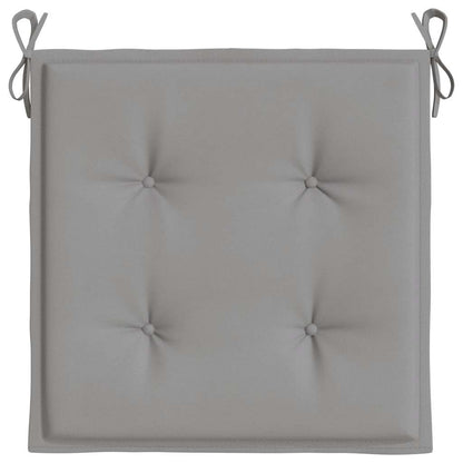 Cuscini per Sedia 6 pz Grigi 40x40x3 cm in Tessuto Oxford | homemem39