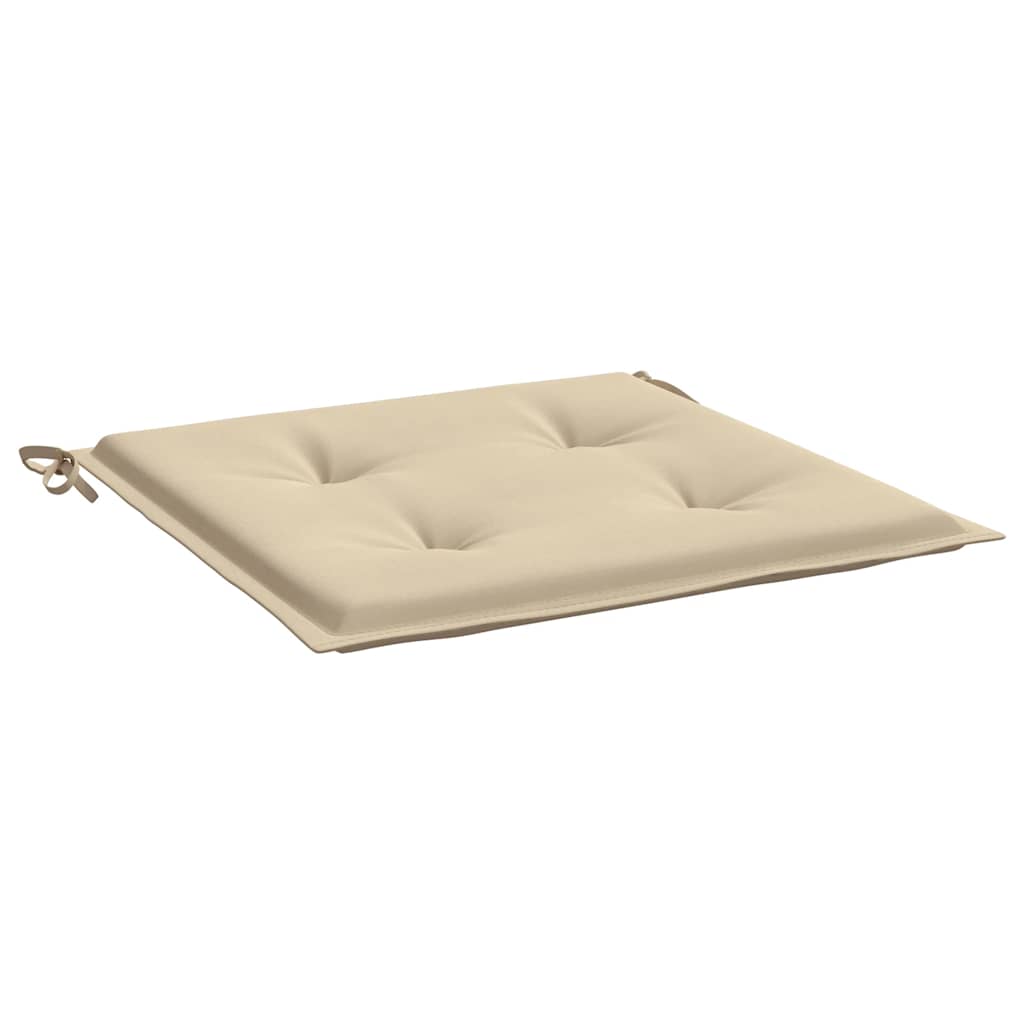 Cuscini per Sedia 6 pz Beige 40x40x3 cm in Tessuto Oxford | homemem39