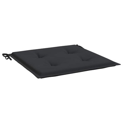 Cuscini per Sedia 6 pz Neri 40x40x3 cm in Tessuto Oxford | homemem39