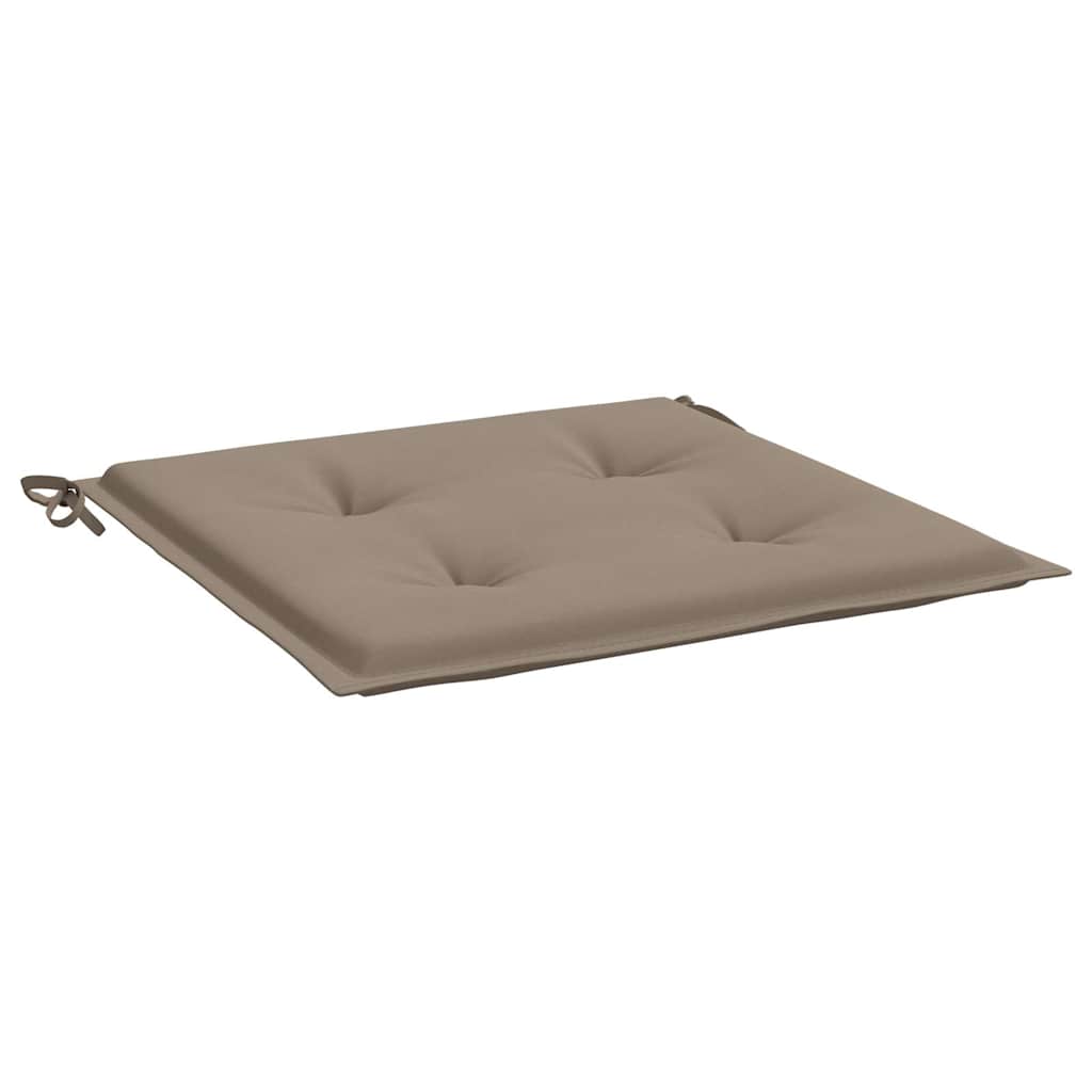 Cuscini per Sedia 6 pz Tortora 40x40x3 cm in Tessuto Oxford | homemem39