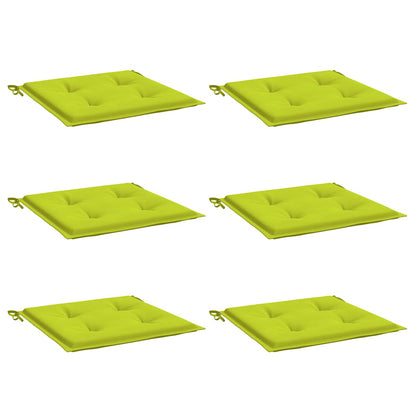 Cuscini per Sedia 6 pz Verde Intenso 40x40x3 cm Tessuto Oxford | homemem39
