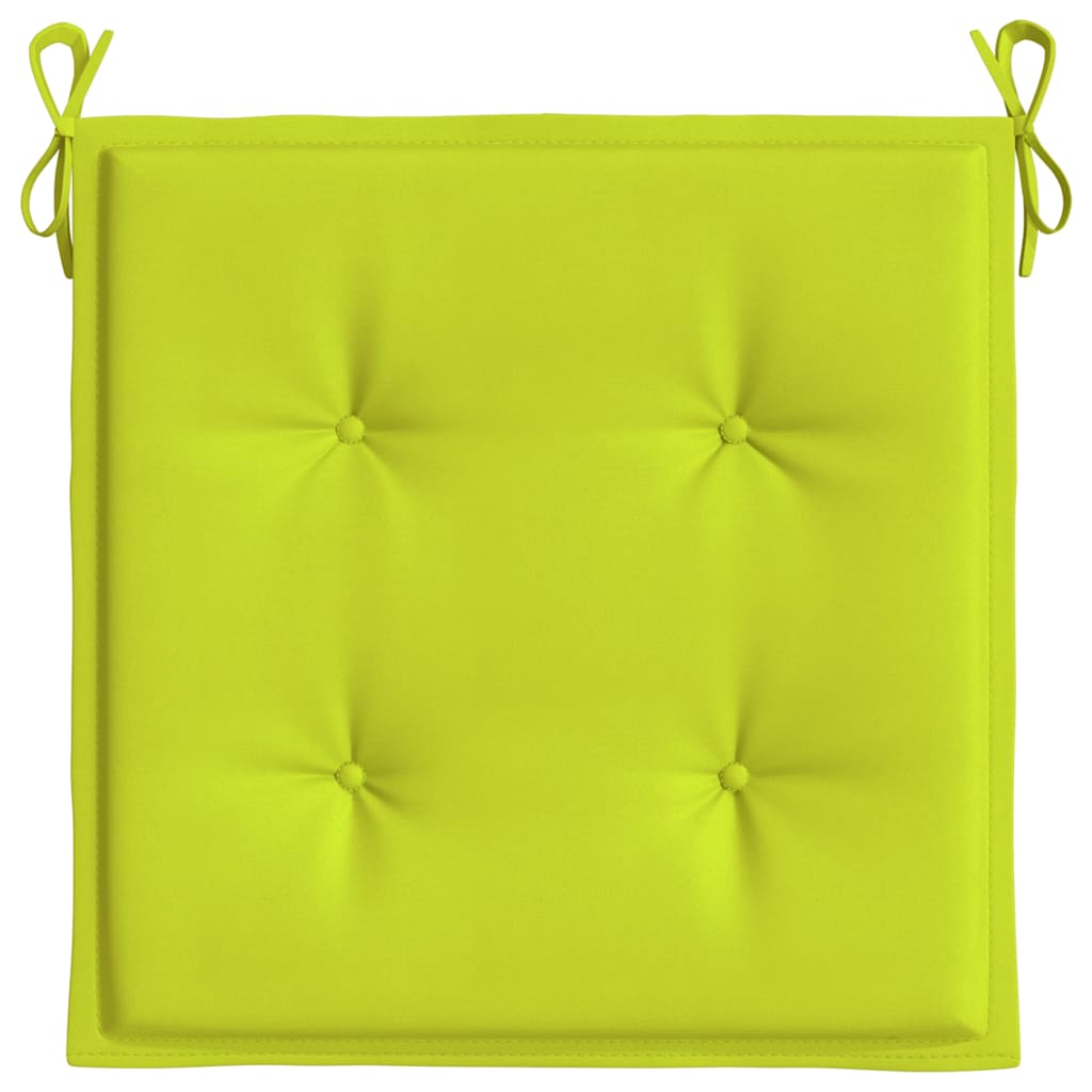 Cuscini per Sedia 6 pz Verde Intenso 40x40x3 cm Tessuto Oxford | homemem39