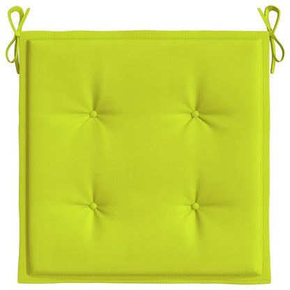 Cuscini per Sedia 6 pz Verde Intenso 40x40x3 cm Tessuto Oxford | homemem39