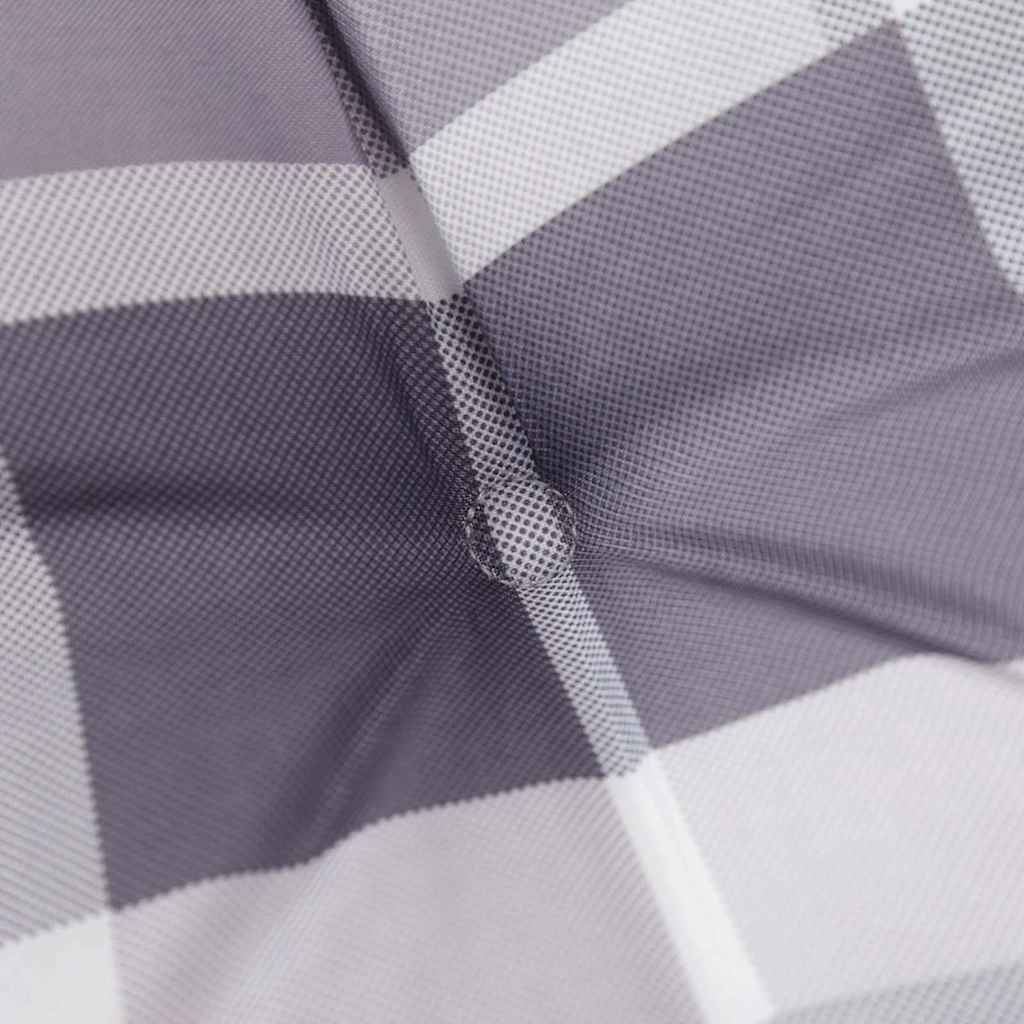 Cuscini per Sedia 6 pz a Quadri Grigi 40x40x3cm Tessuto Oxford | homemem39