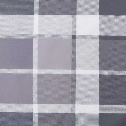 Cuscini per Sedia 6 pz a Quadri Grigi 40x40x3cm Tessuto Oxford | homemem39